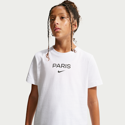 Paris Saint-Germain Older Kids' Nike Football T-shirt. Nike RO